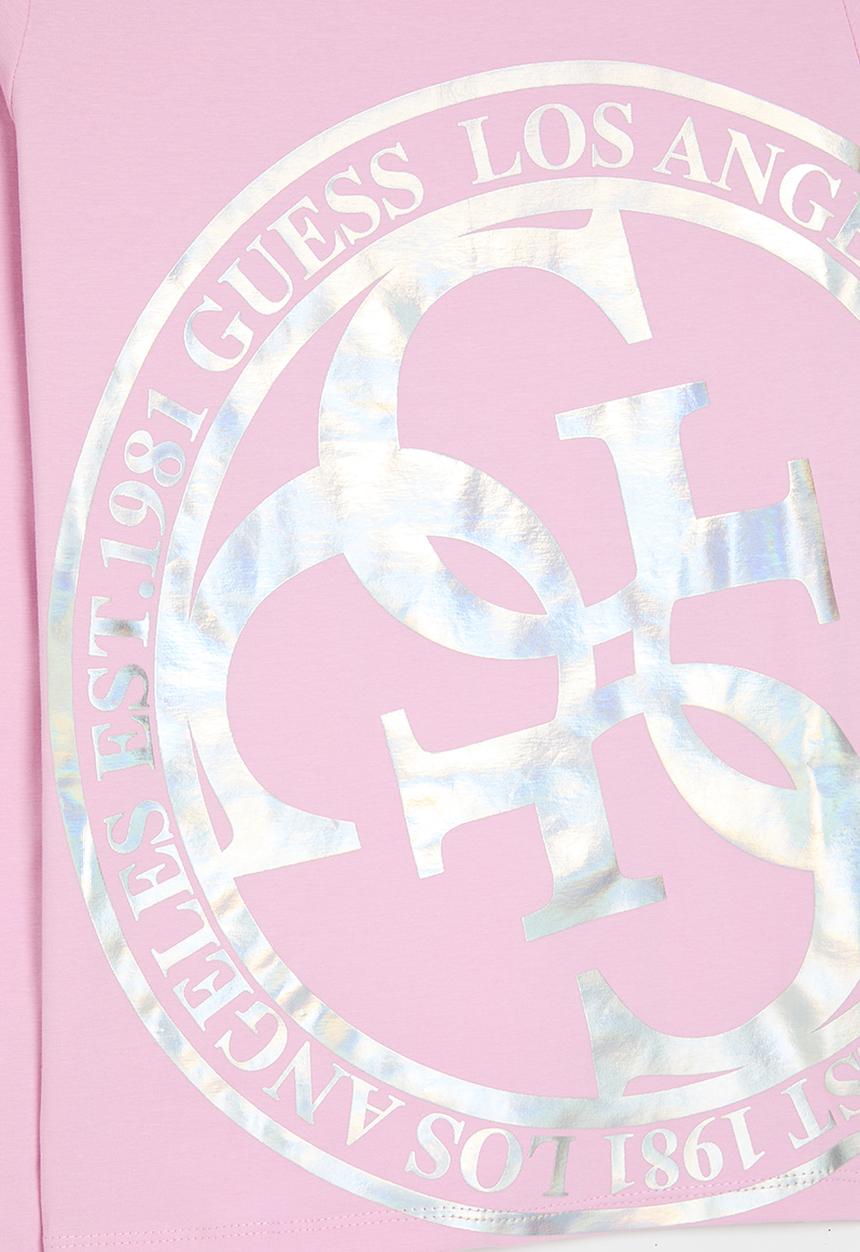 GUESS - Ls t-shirt - soft rose