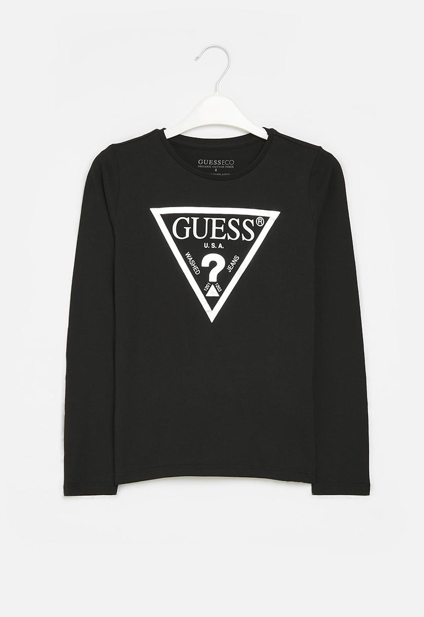 GUESS - Long sleeve t-shirt core - jet black 