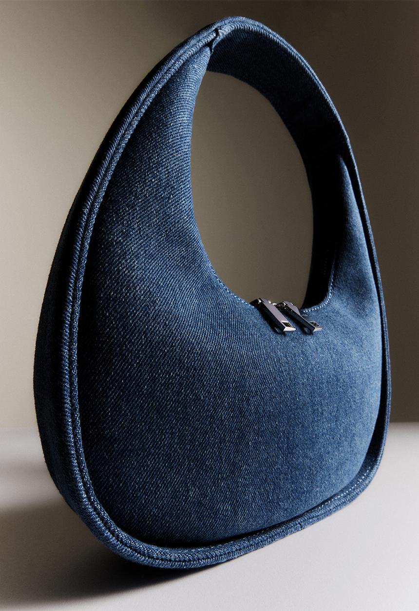 MANGO - Bag frida - open blue