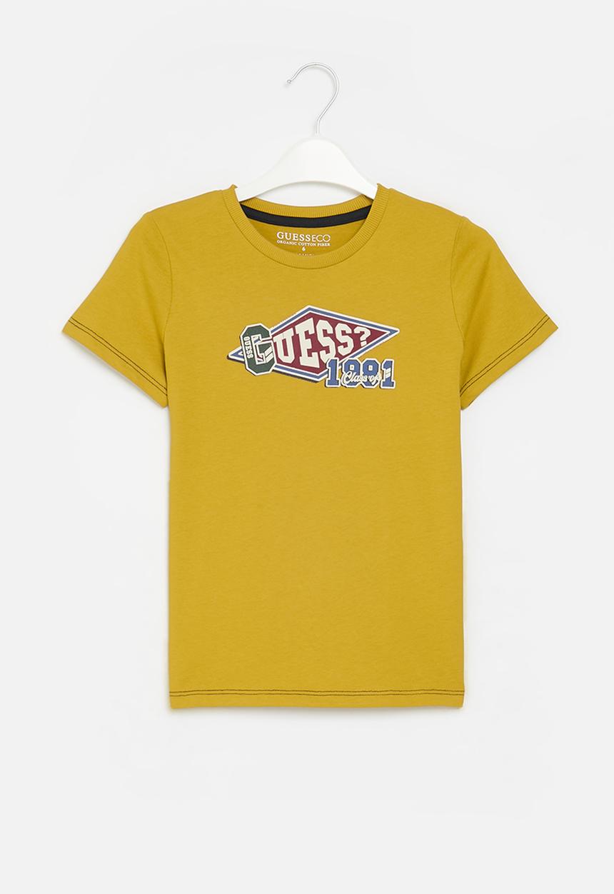 GUESS - Short sleeve T-shirt - goldenrod