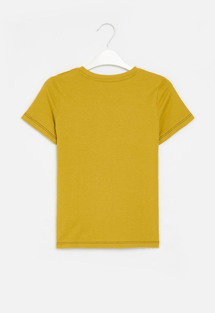GUESS - Short sleeve T-shirt - goldenrod