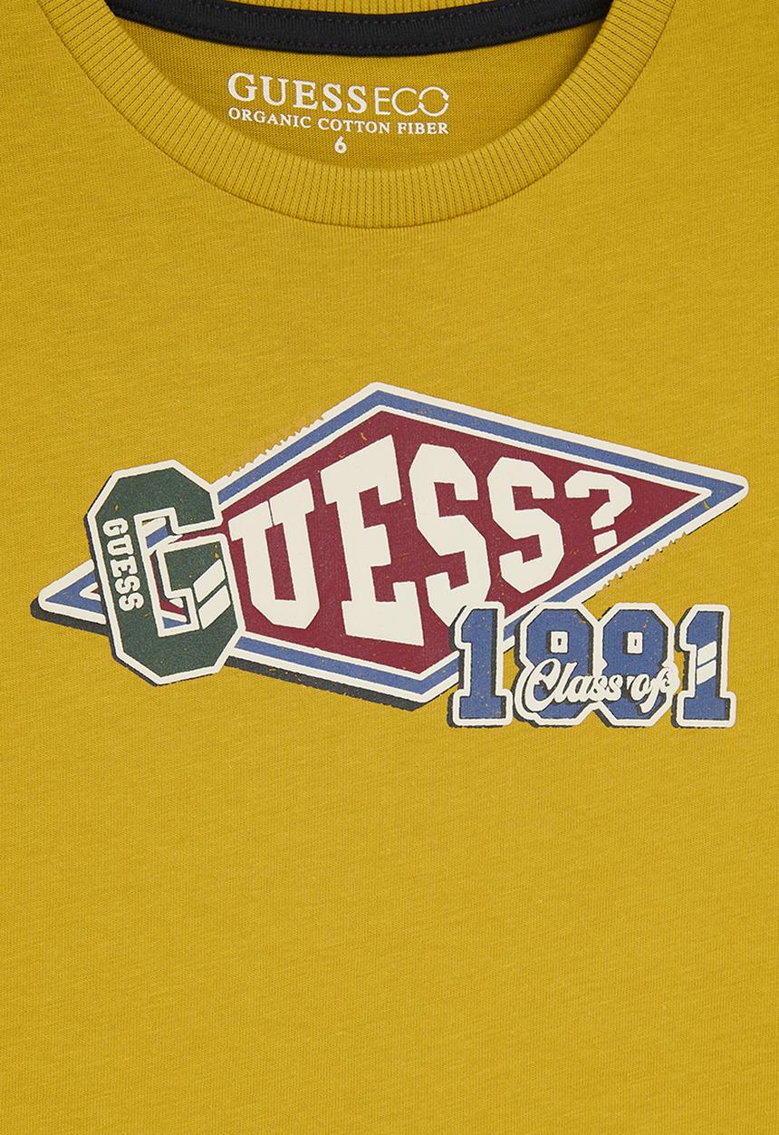 GUESS - Short sleeve T-shirt - goldenrod