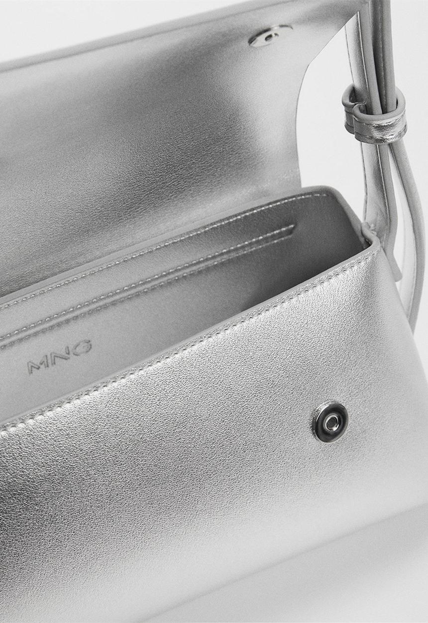 MANGO - Bag lucer - silver