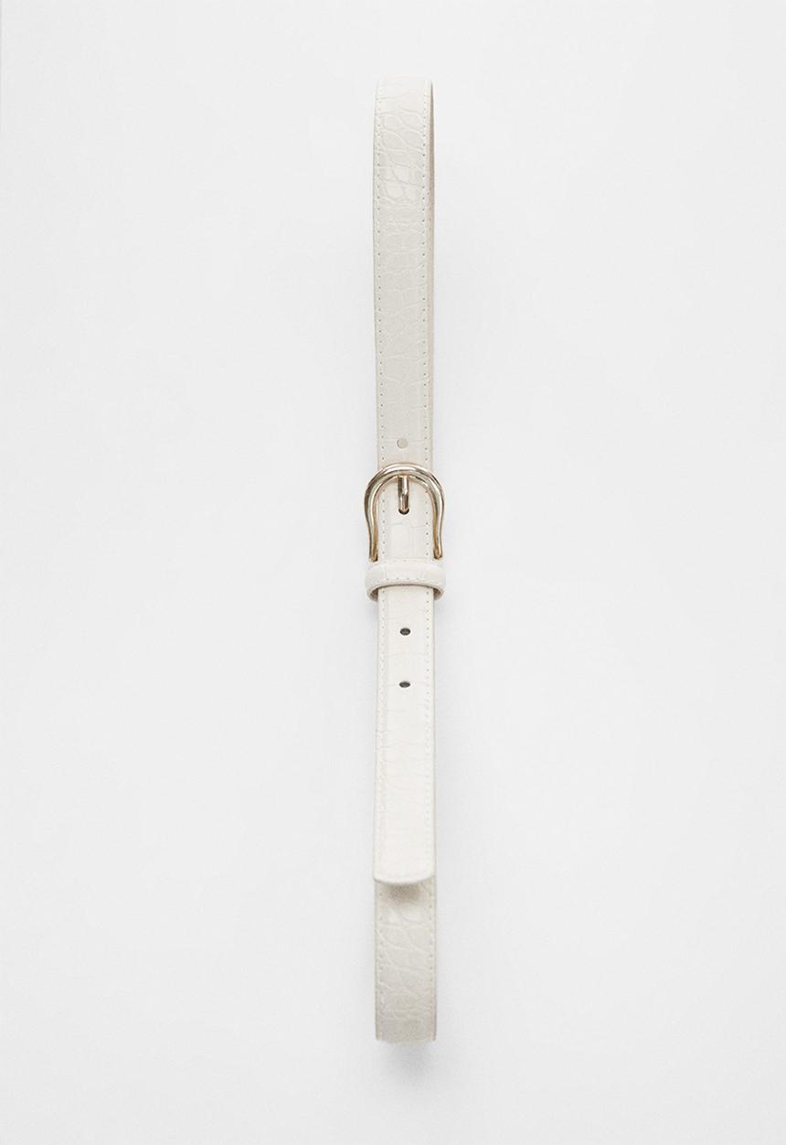 MANGO - Belt Nico - light Beige