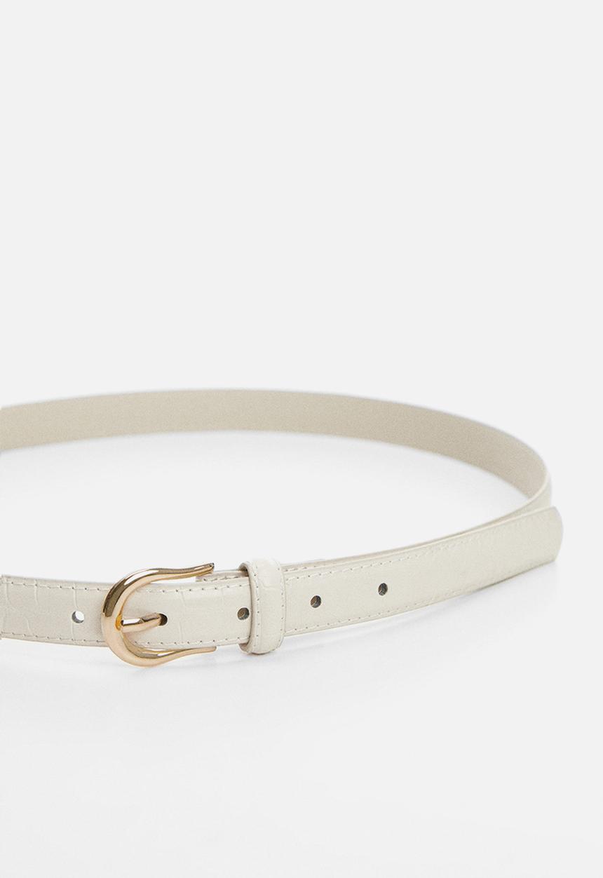 MANGO - Belt Nico - light Beige