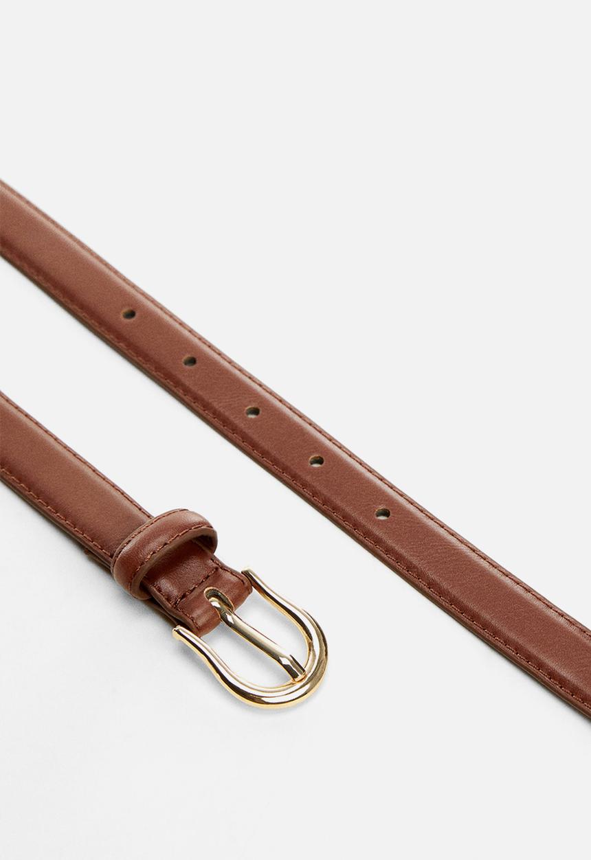 MANGO - Belt Nico - Brown