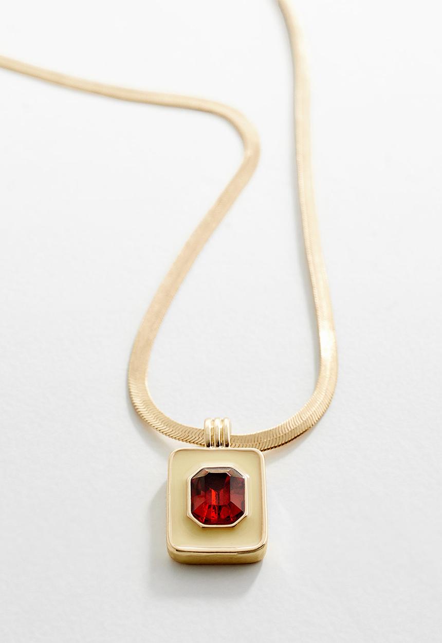 MANGO - Necklace eider - gold