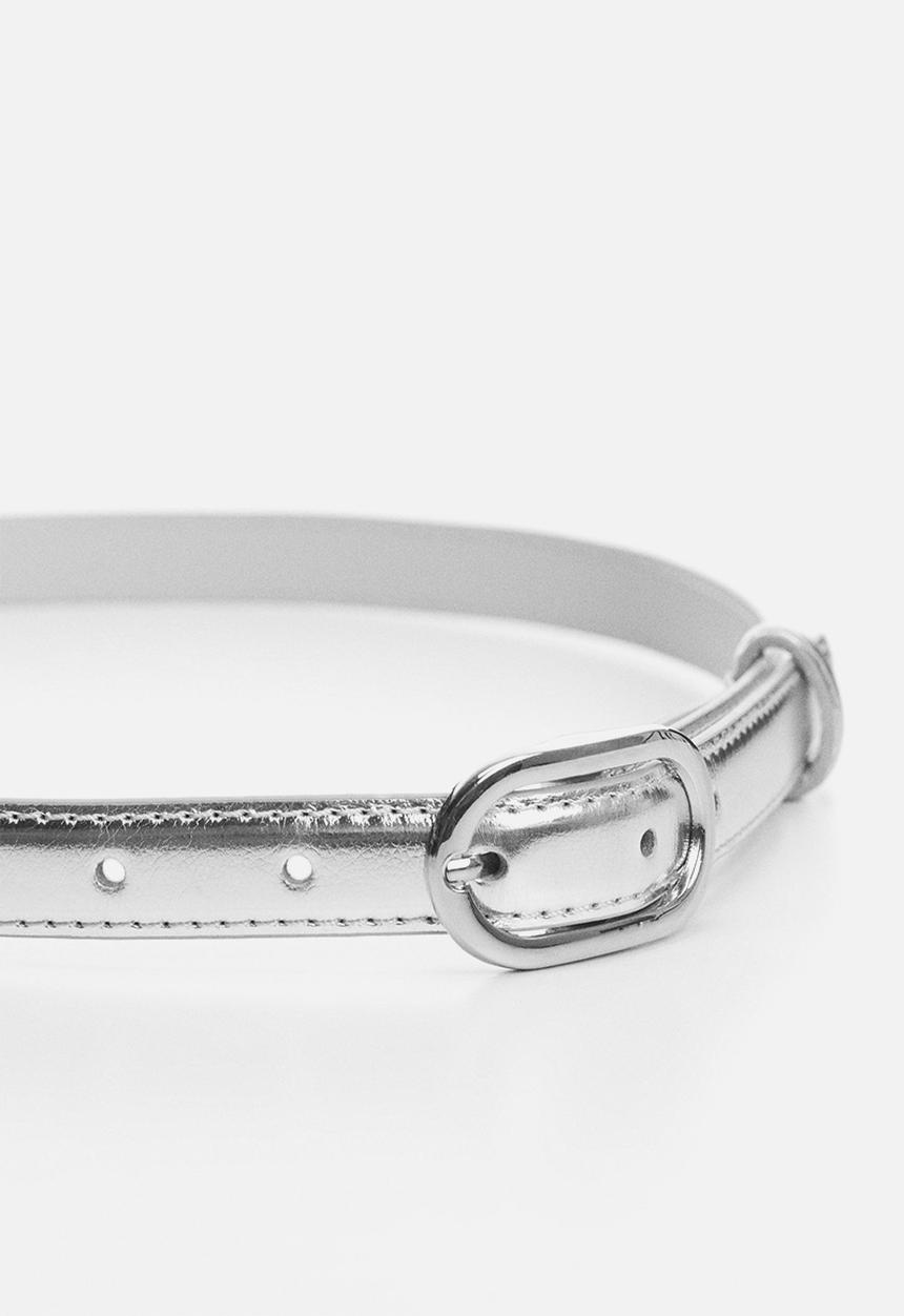 MANGO - Belt Massi - Silver
