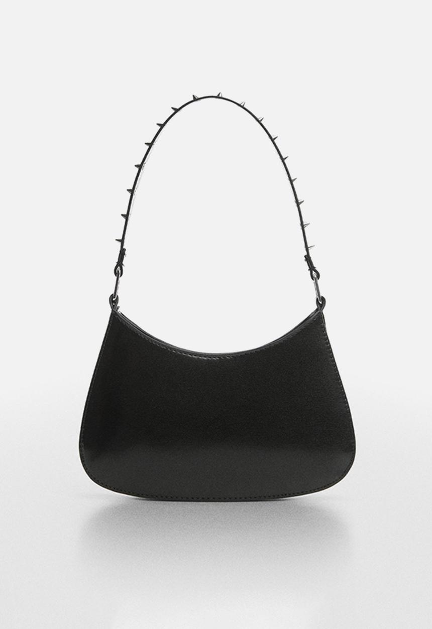 MANGO - Bag g- punk shoulder bag - black