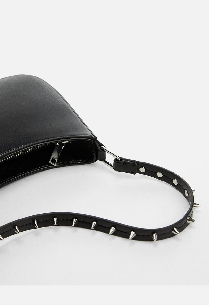 MANGO - Bag g- punk shoulder bag - black