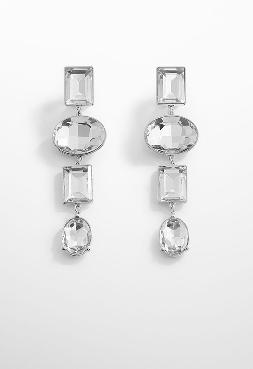 MANGO - Earrings Niza-Silver