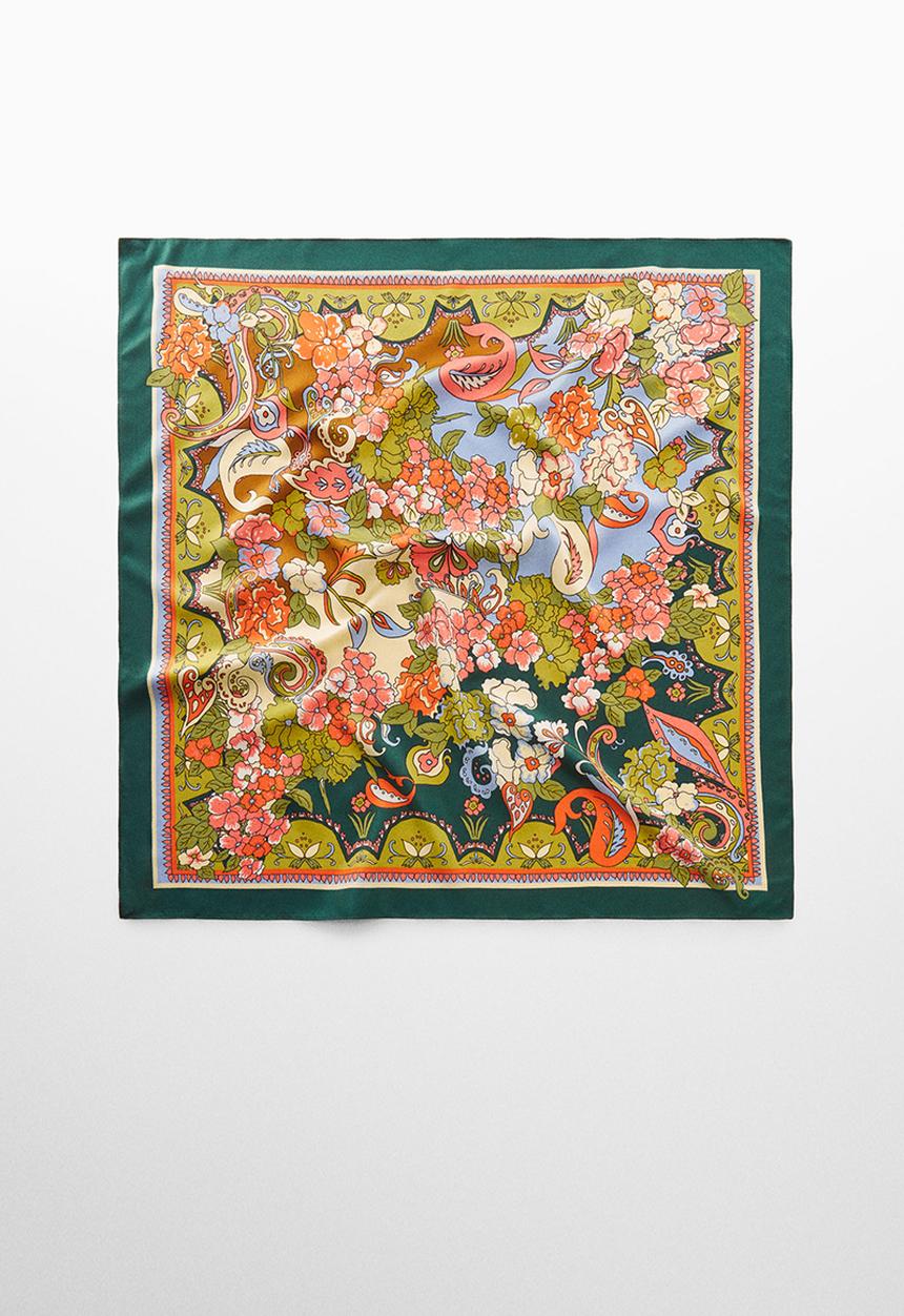 MANGO - Neck scarf Sienna -Green