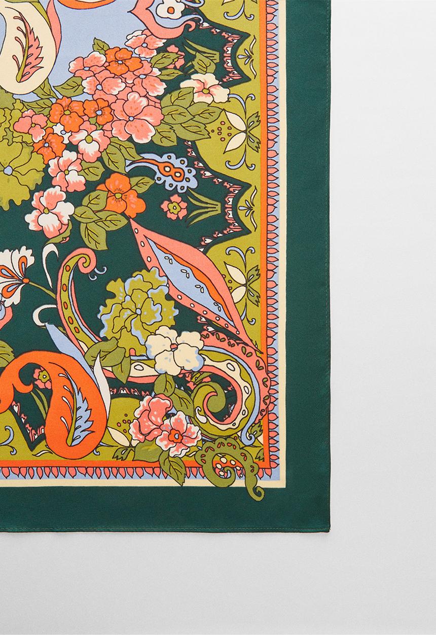 MANGO - Neck scarf Sienna -Green