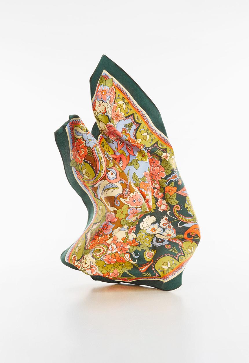MANGO - Neck scarf Sienna -Green
