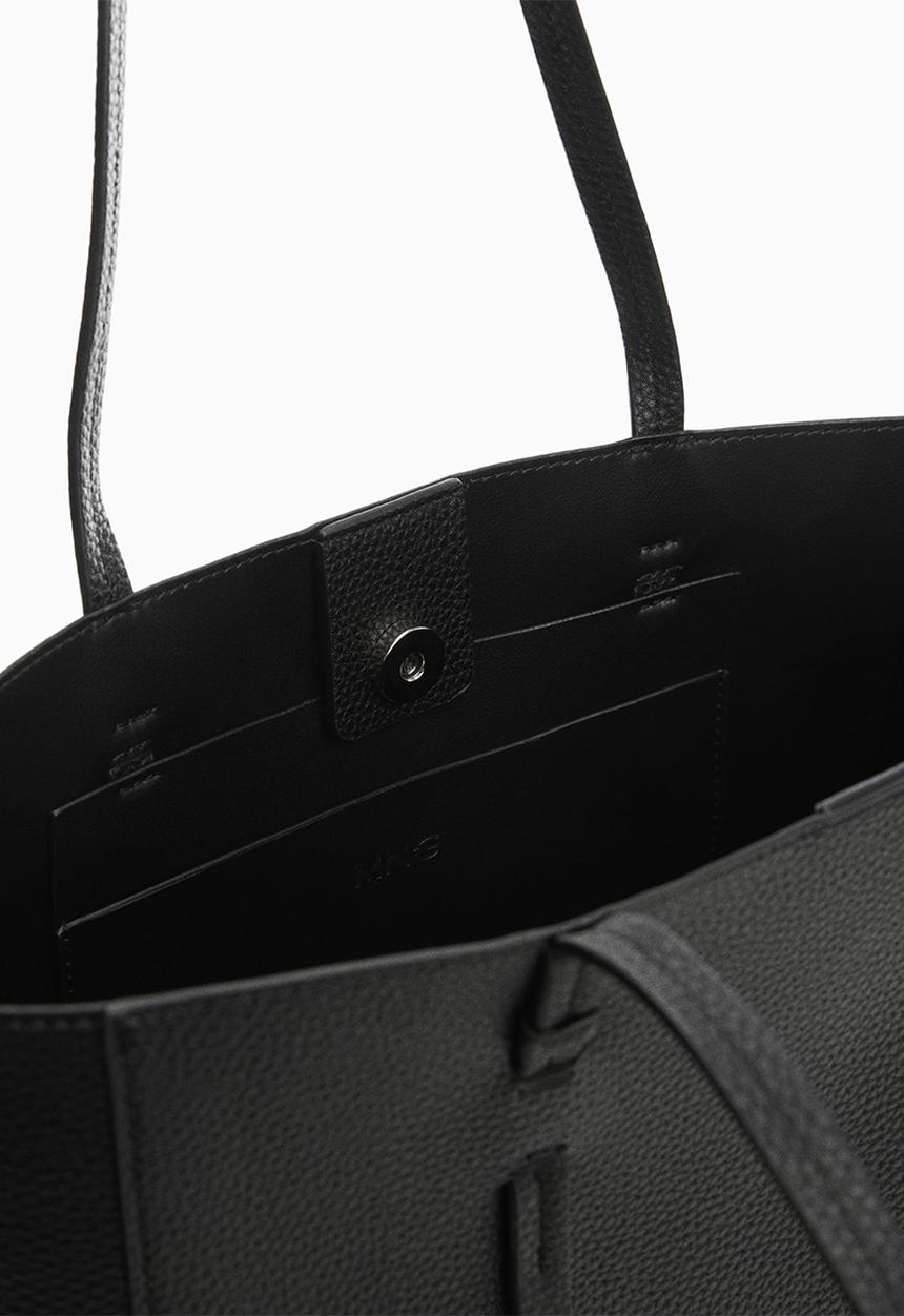 MANGO - Bag peonia -99 - black