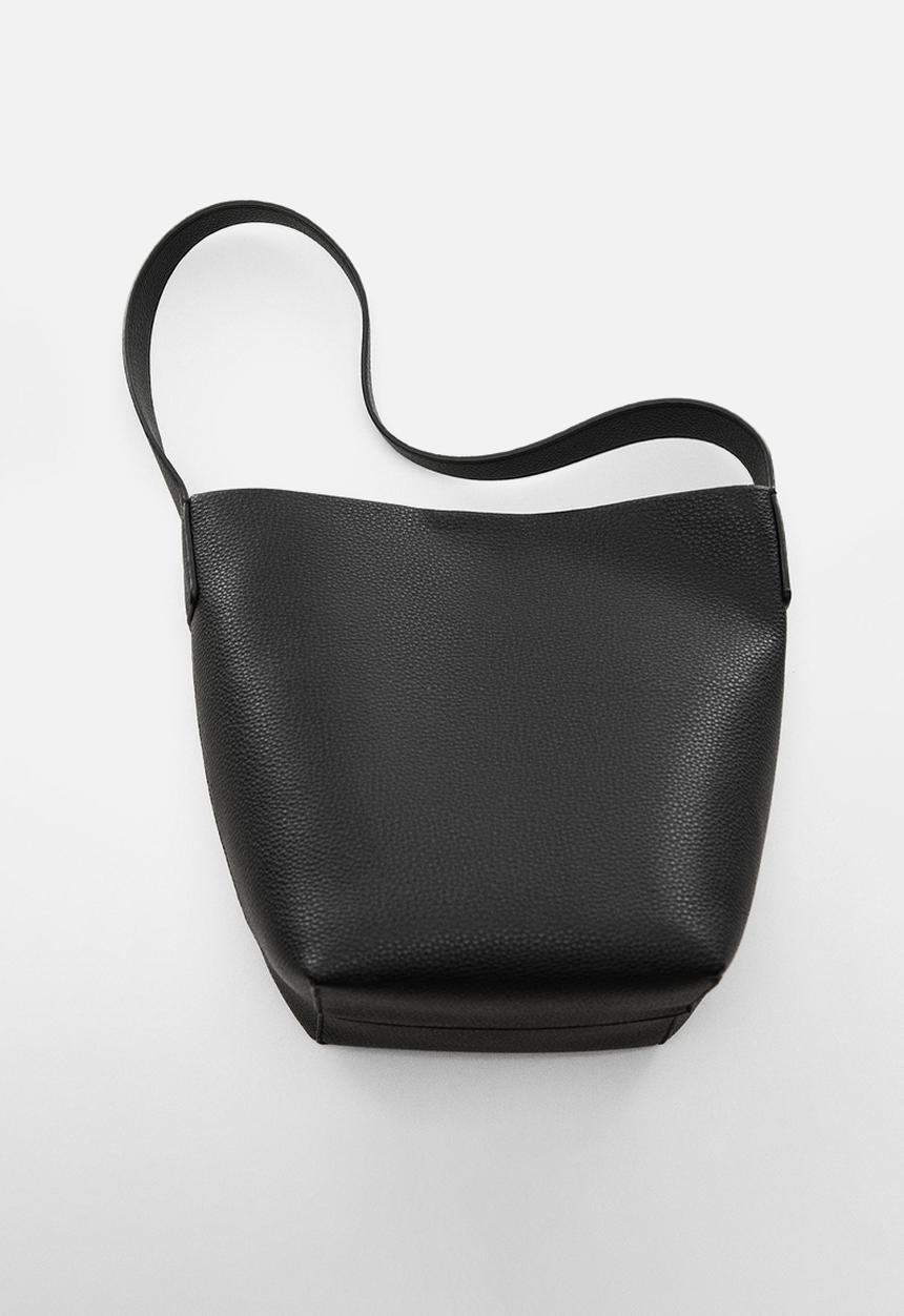 MANGO - Bag rica - black