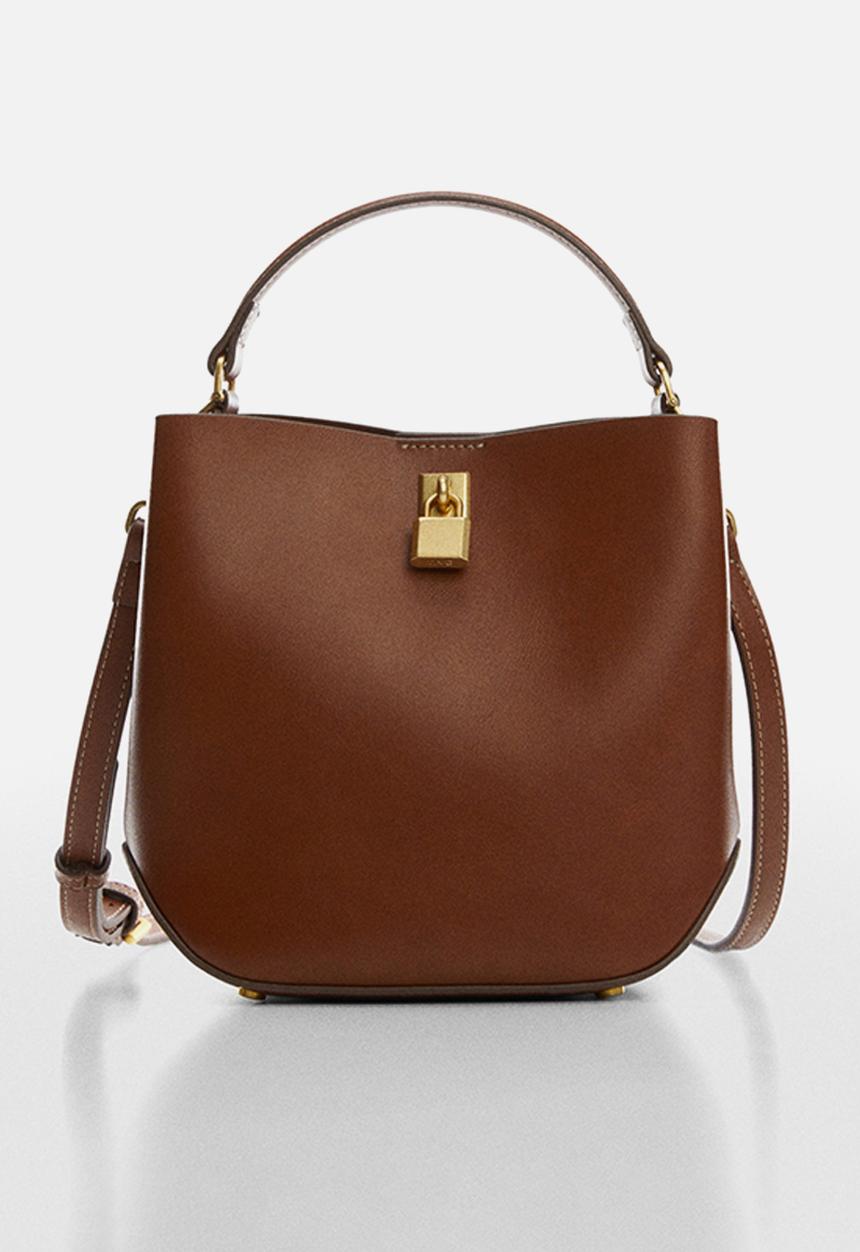 MANGO - Bag miguel - medium brown