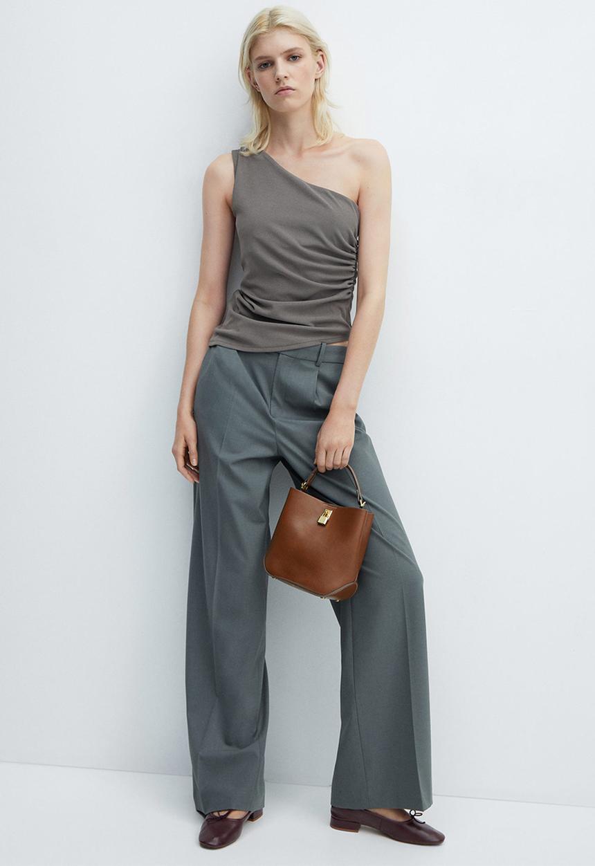 MANGO - Bag miguel - medium brown