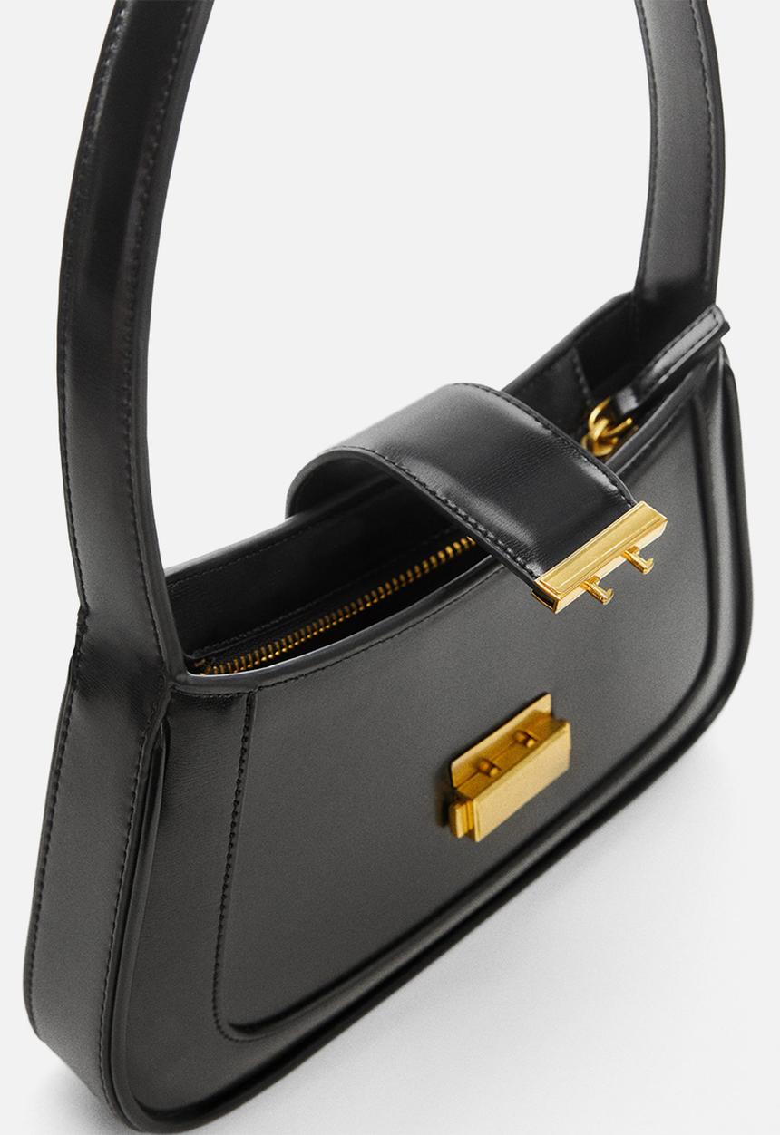 MANGO - Michelle shoulder bag-black