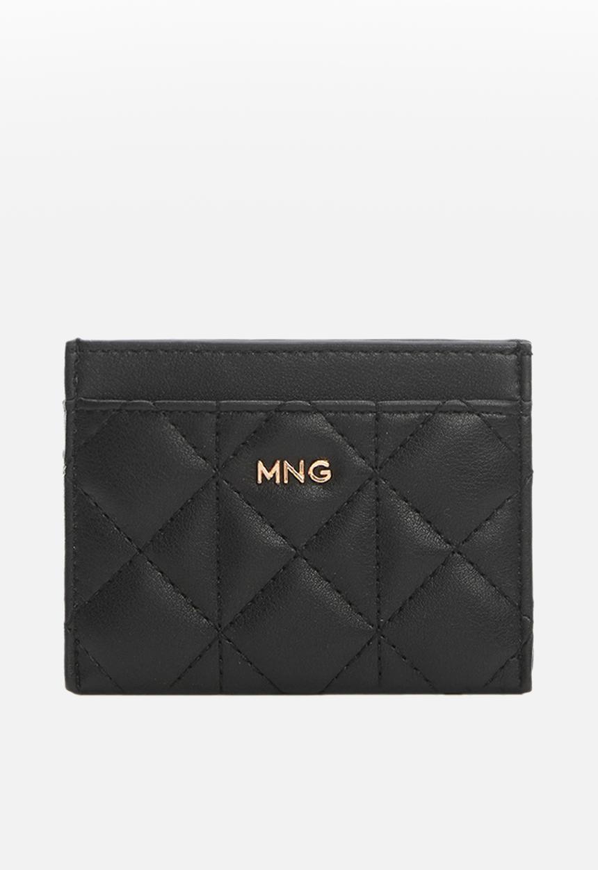 MANGO - Card holder Quark - Black