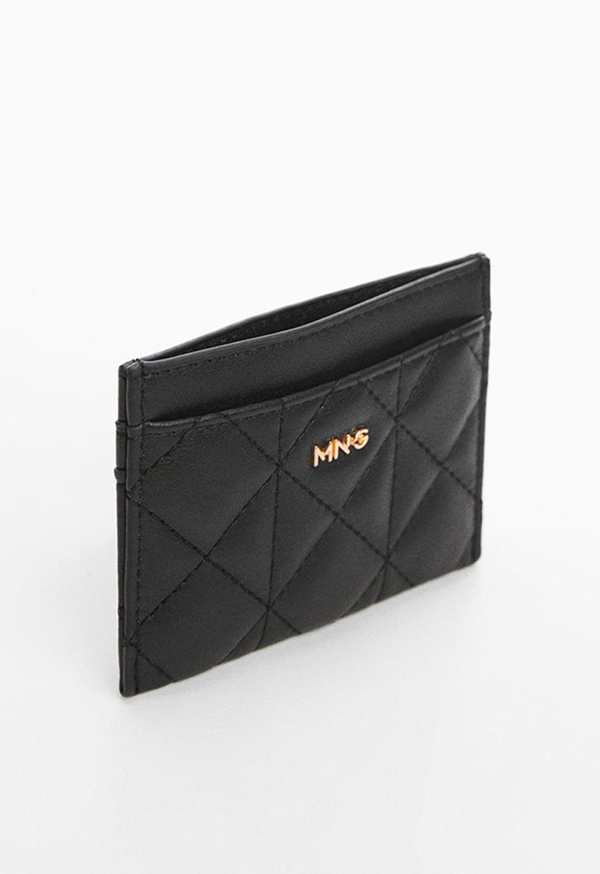 MANGO - Card holder Quark - Black