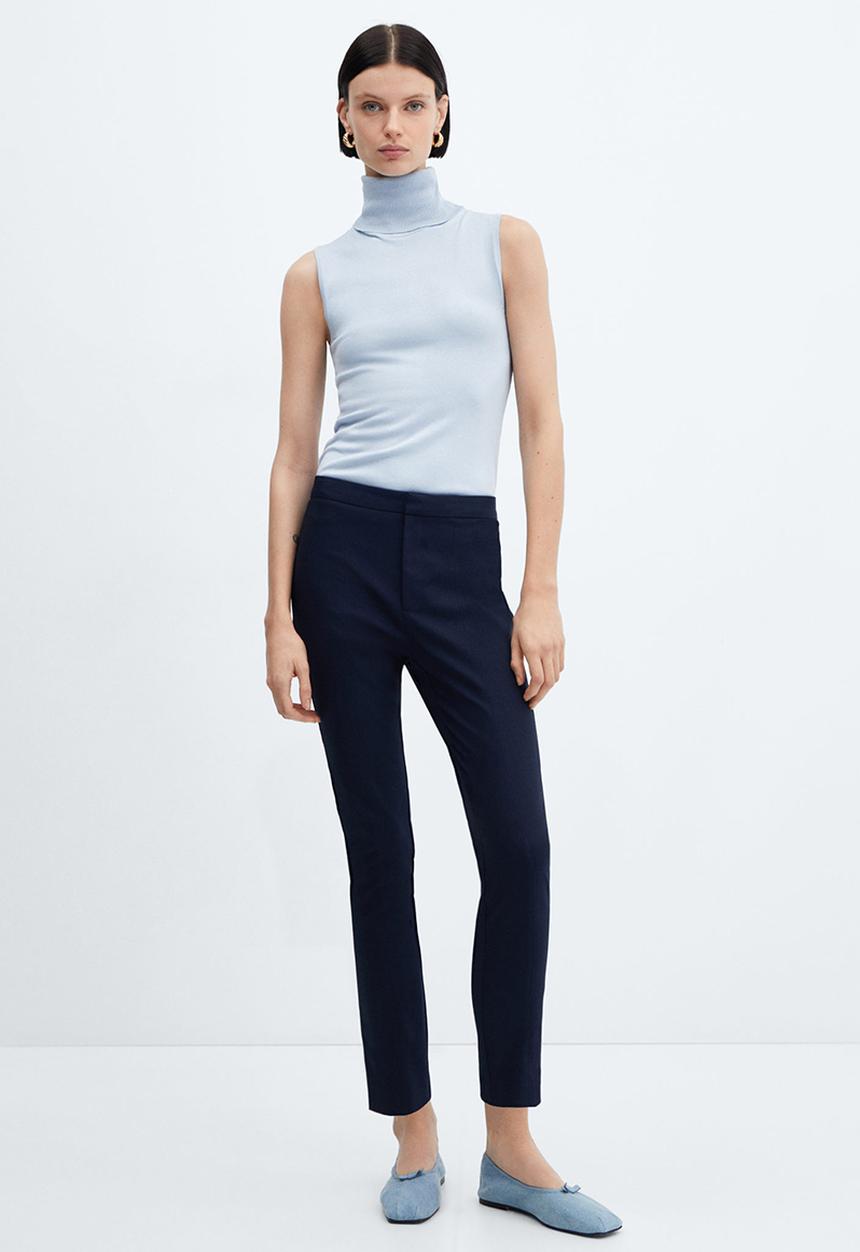 MANGO - Trousers Malu5-H - Midnight Navy