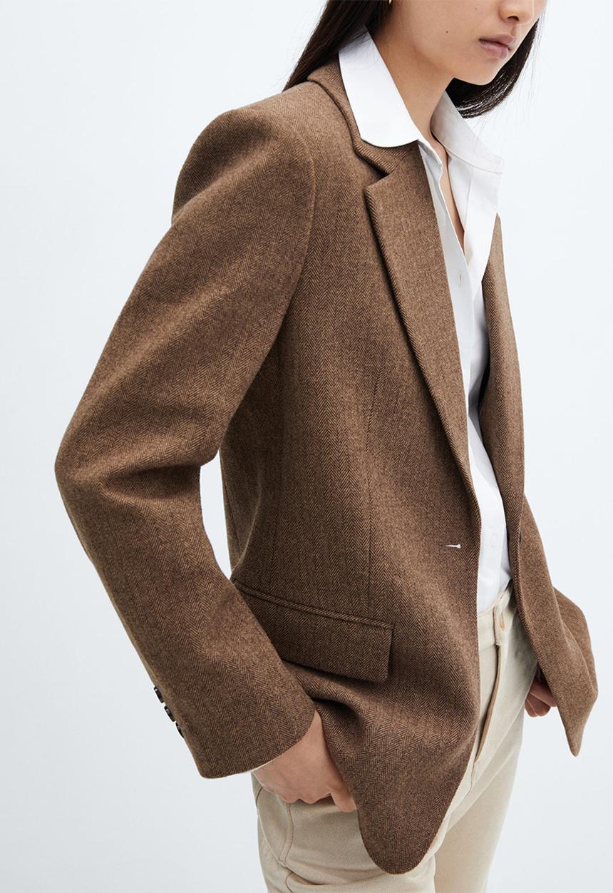 MANGO - Blazer mexico - brown