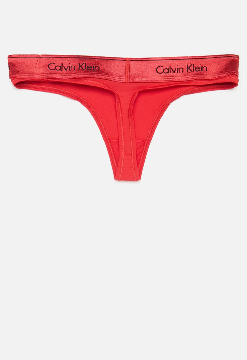 Calvin Klein - Exat thong - rouge