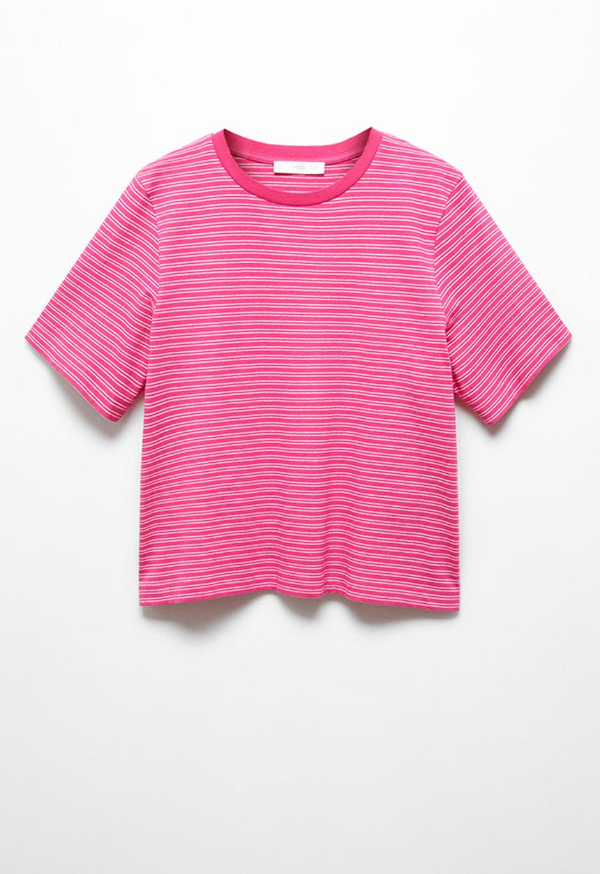 MANGO - T-Shirt Bella-H - Bright Pink
