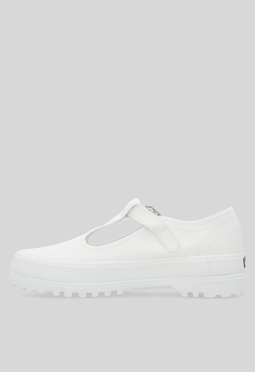 SUPERGA - 2541 Mary jane alpina buckle sandal - 901 white