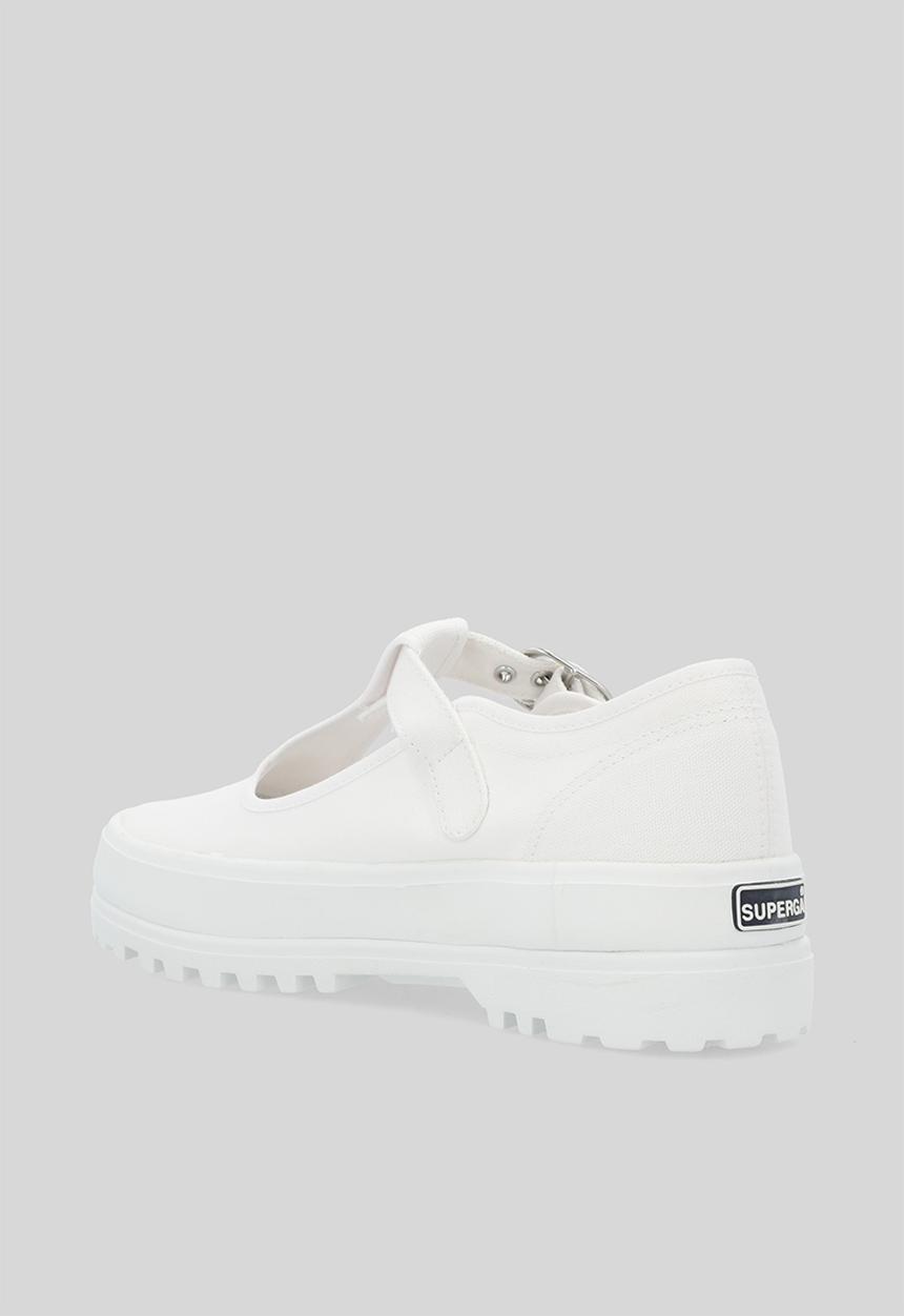 SUPERGA - 2541 Mary jane alpina buckle sandal - 901 white