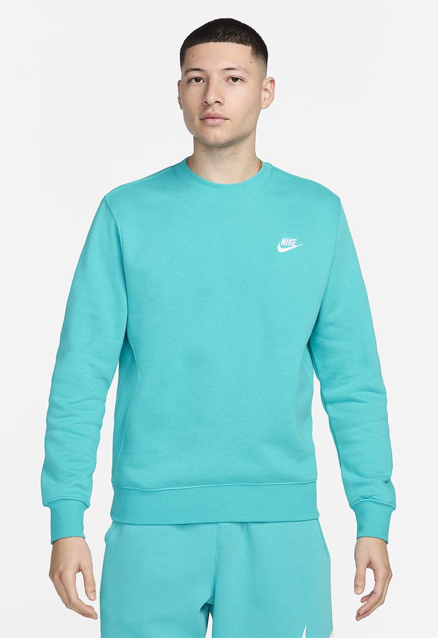 Nike - NSW Club Fleece Crew - Dusty Cactus/White