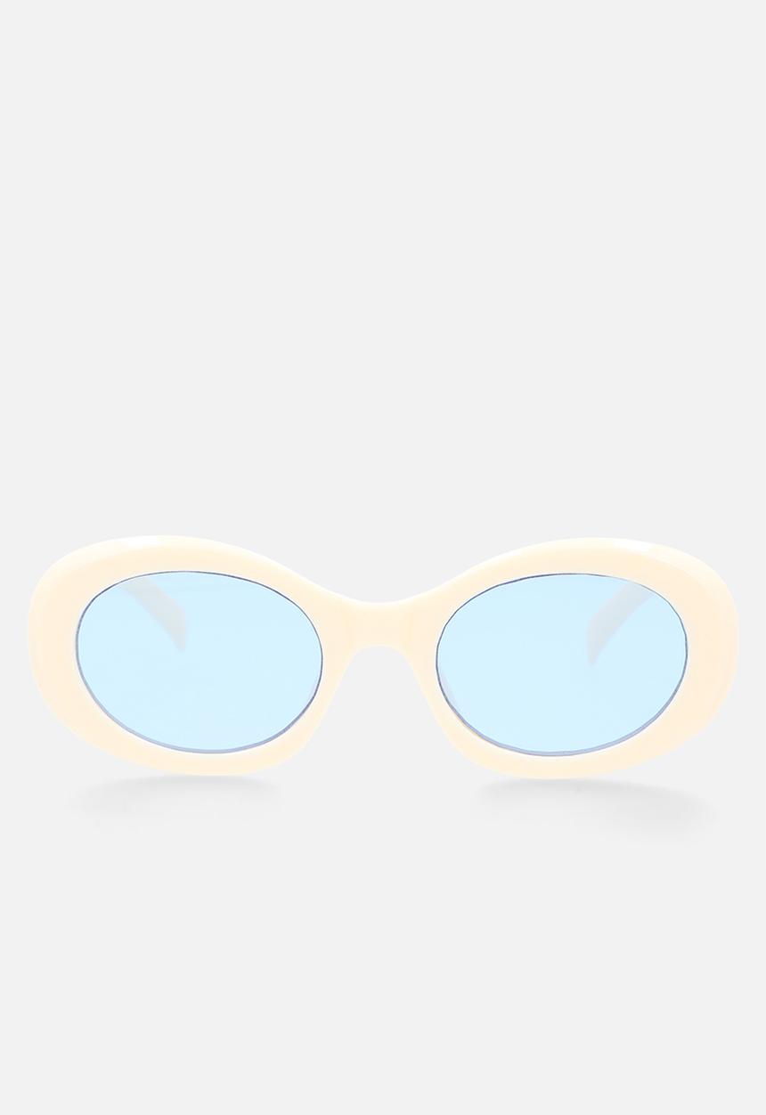Superbalist - Nikki oval sunglasses - cream