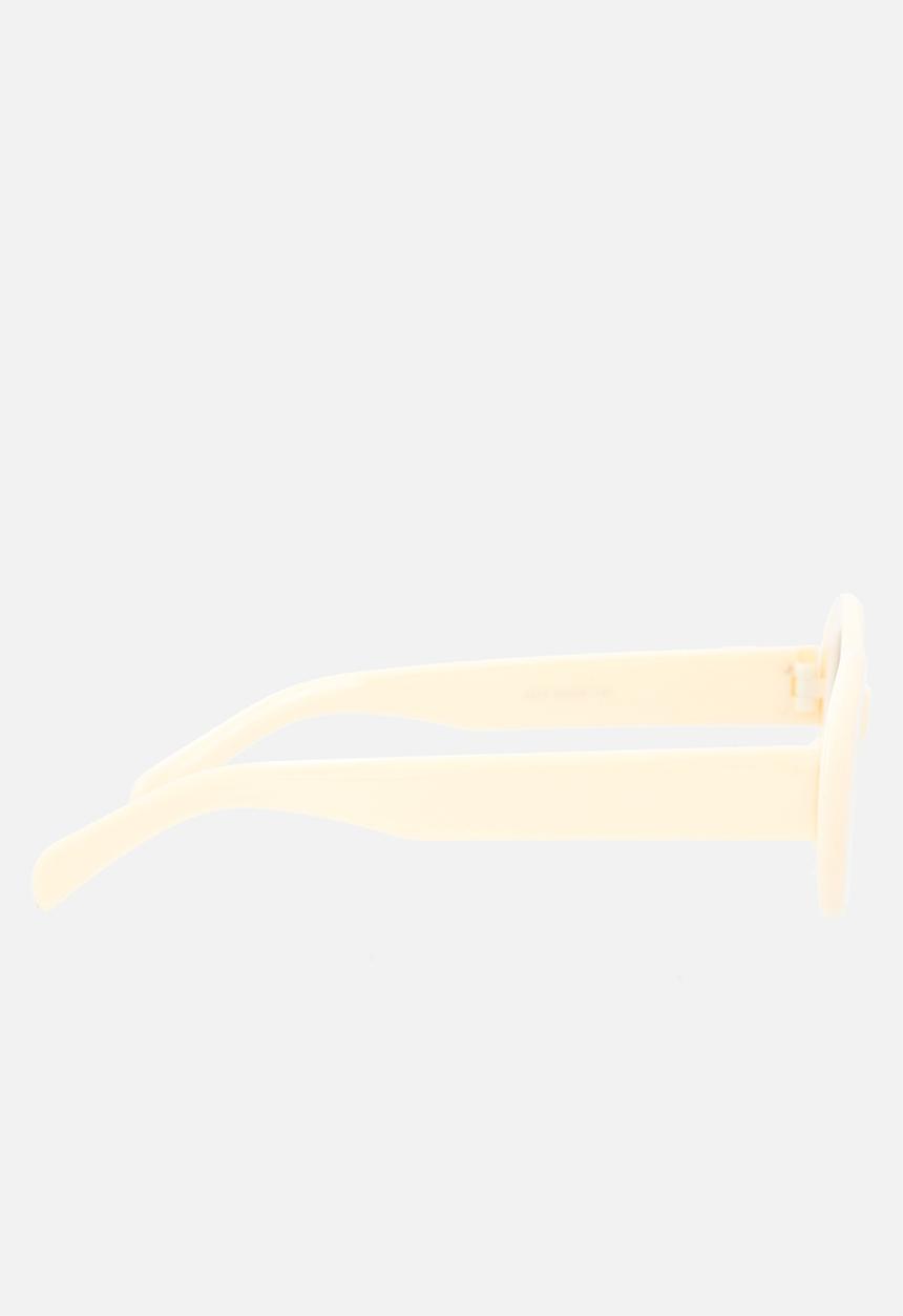 Superbalist - Nikki oval sunglasses - cream