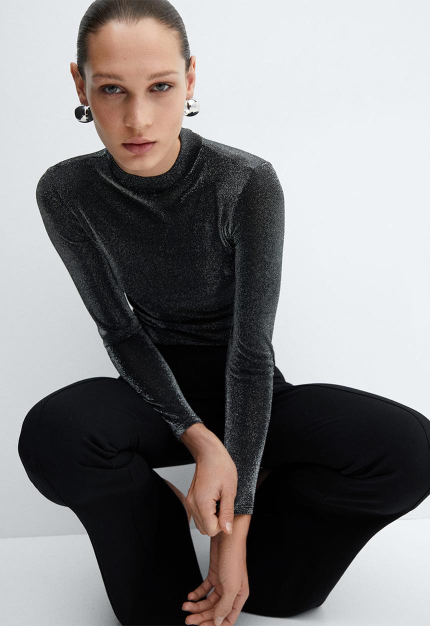 MANGO - T-shirt xmeri - gray