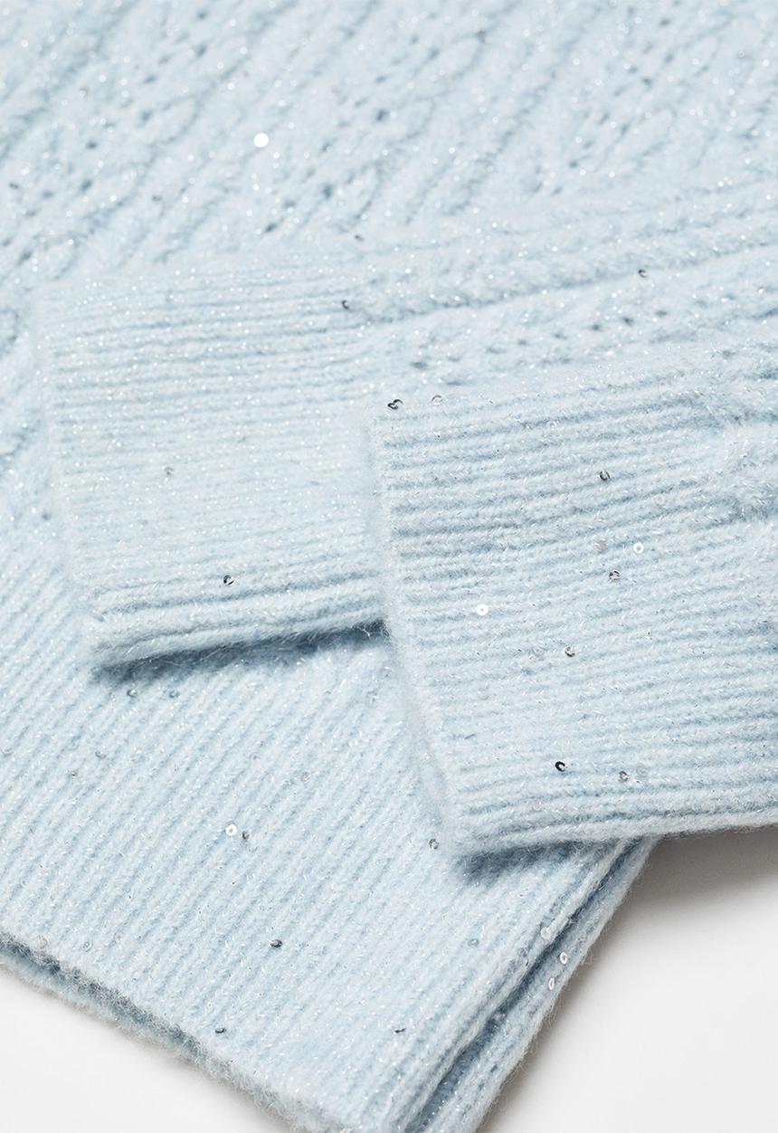MANGO - Sweater billy - mid-blue