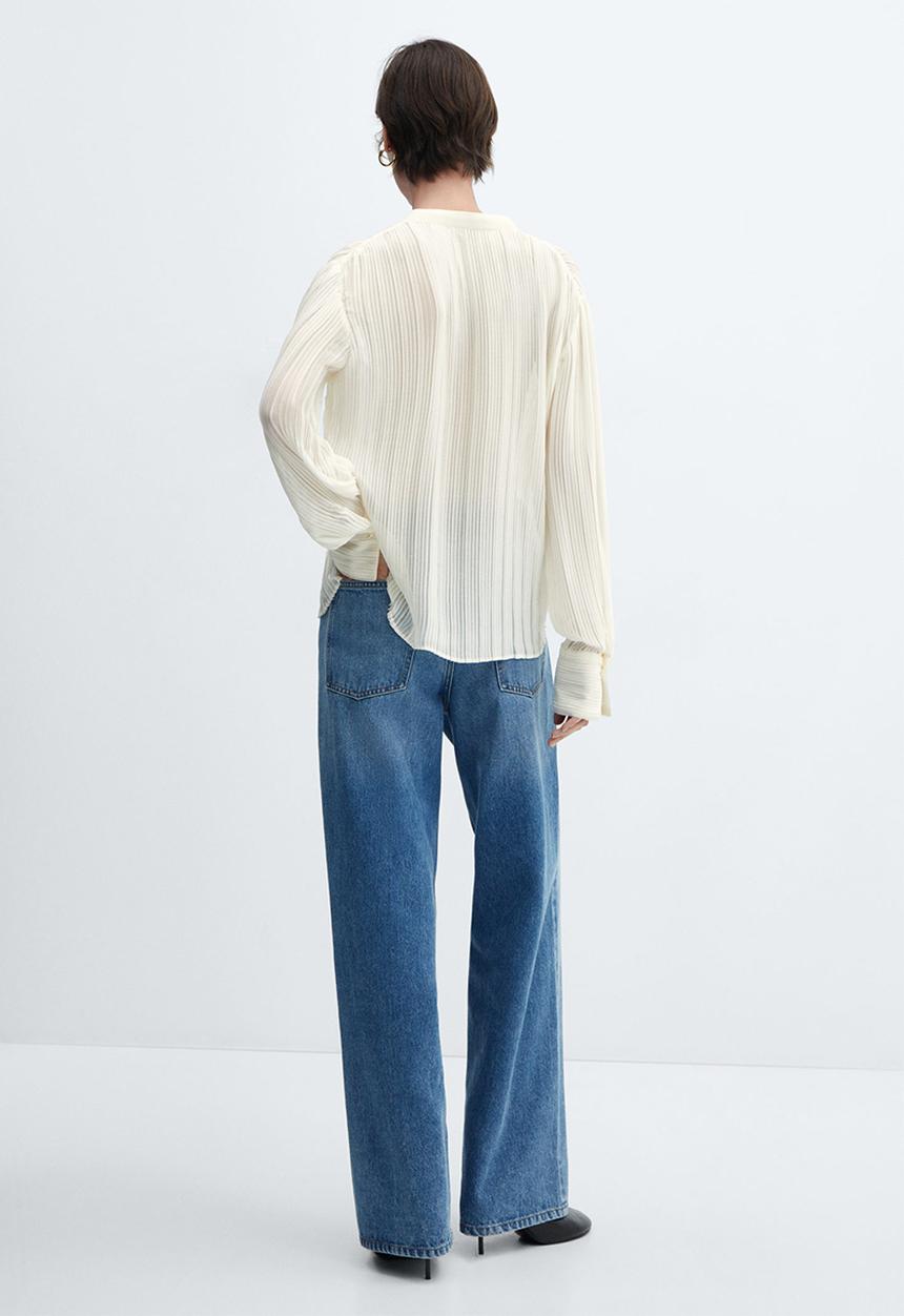 MANGO - Blouse Alice - Light Beige
