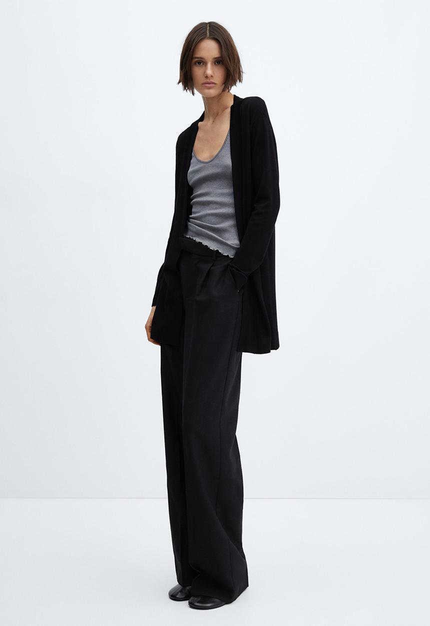 MANGO - Cardigan Alma - Black
