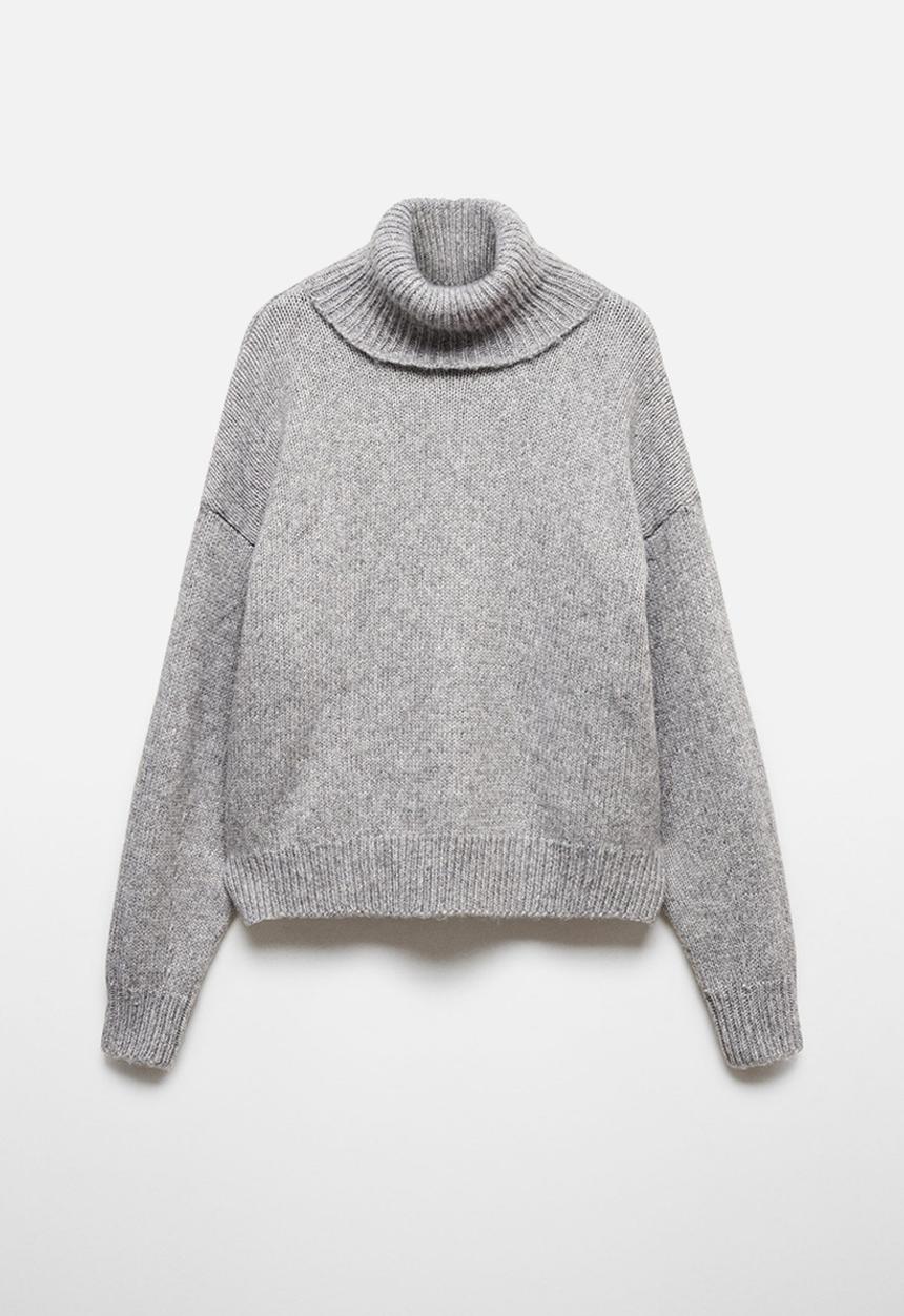 MANGO - Sweater amanda - medium gray