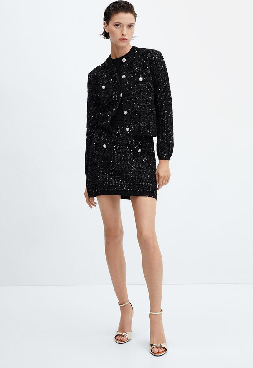 MANGO - Cardigan naomi - black