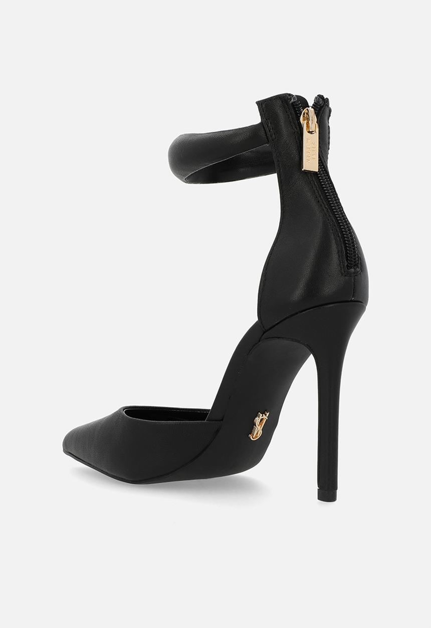 Steve Madden - Ele stiletto ankle strap - black