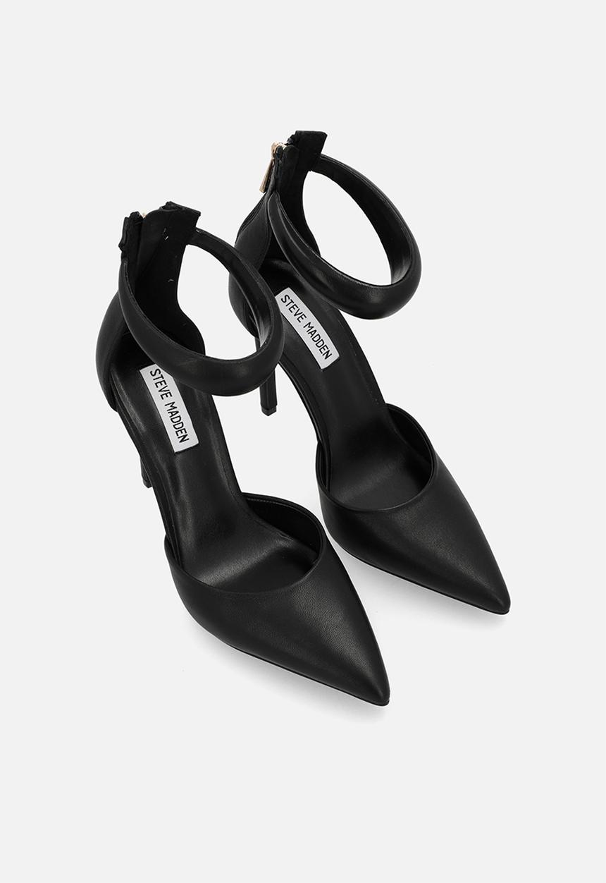 Steve Madden - Ele stiletto ankle strap - black