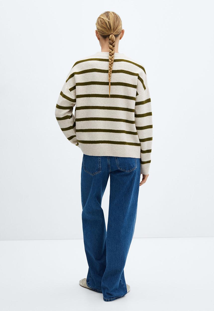 MANGO - Sweater marini - beige/khaki