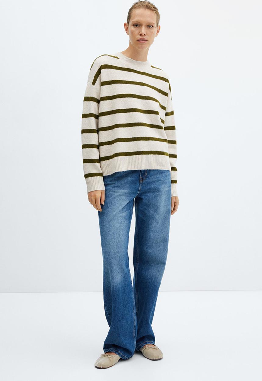 MANGO - Sweater marini - beige/khaki