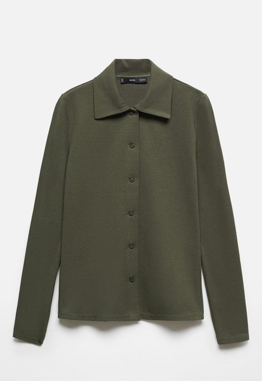 MANGO - Shirt Orion - Beige/ Khaki