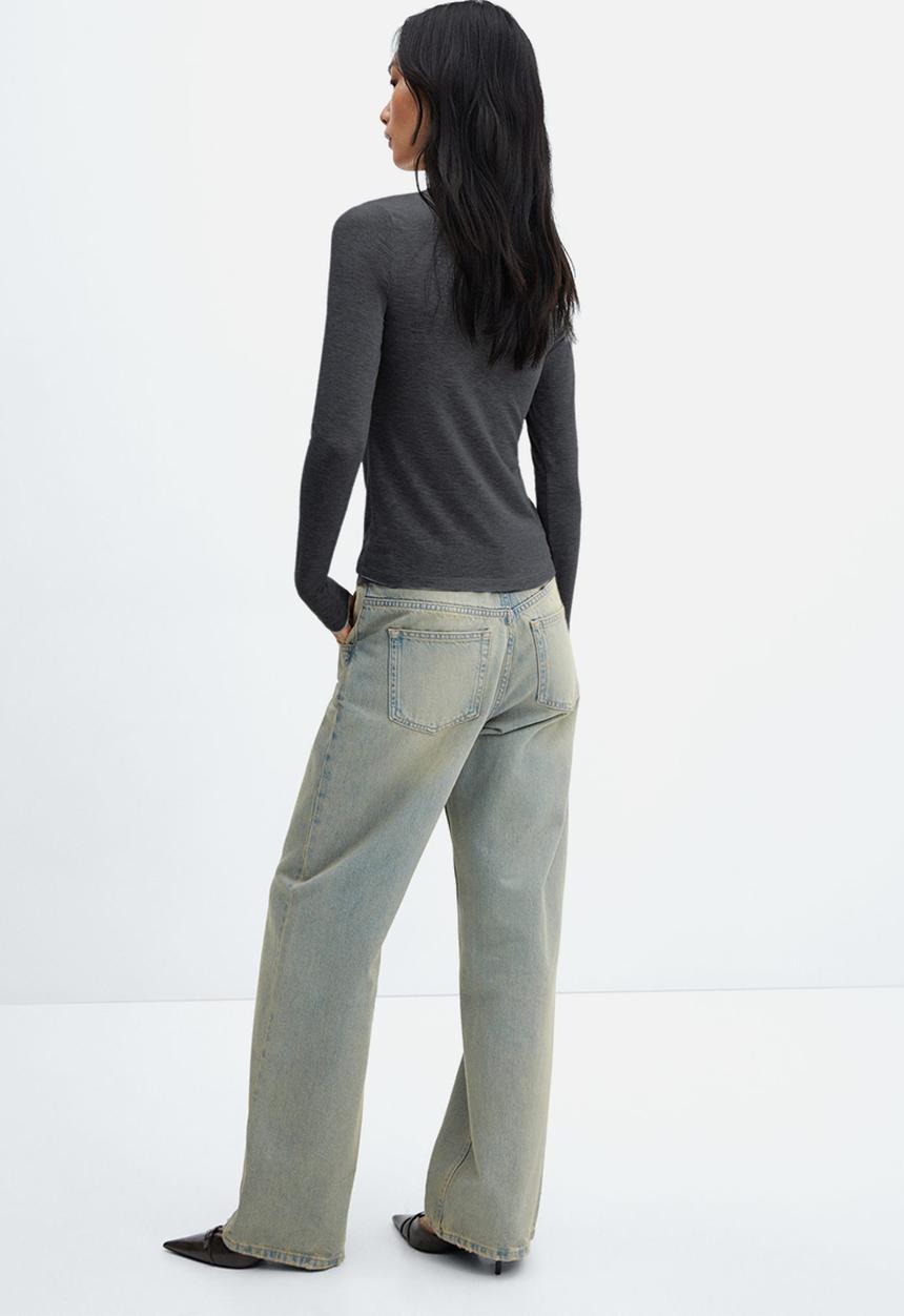 MANGO - T-shirt lucy - dark grey