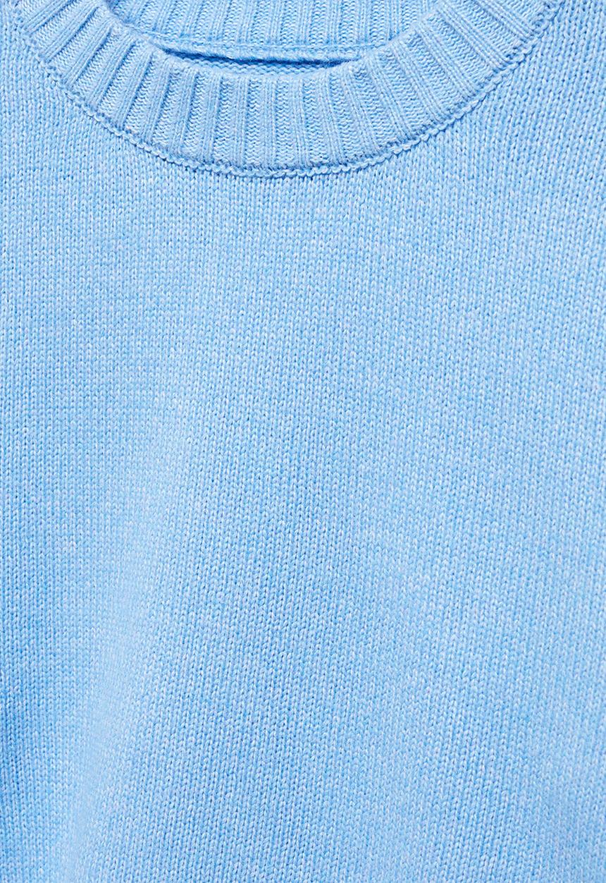 MANGO - Sweater silvest - mid-blue