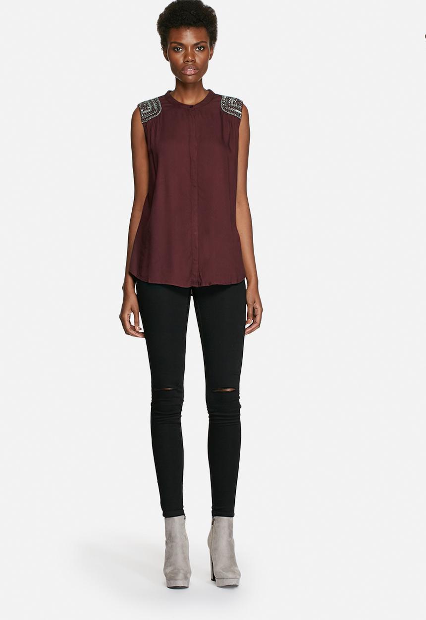 VILA - Pilun Embellished Top