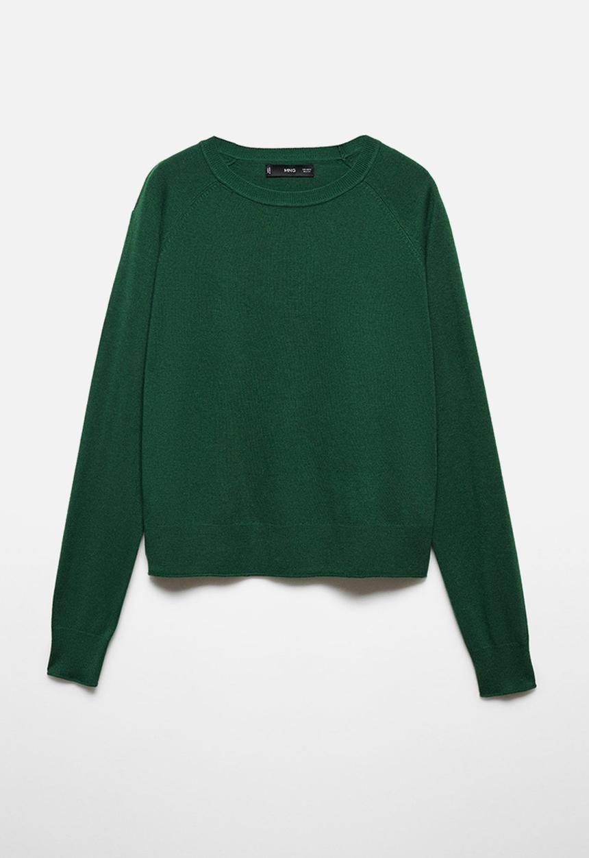 MANGO - Sweater lucca - dark green