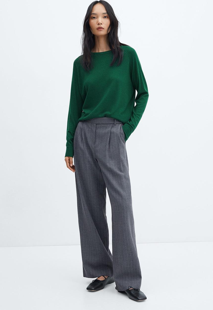 MANGO - Sweater lucca - dark green